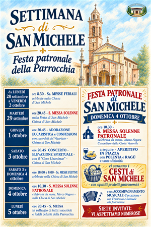 Settimana di San Michele a Cagno