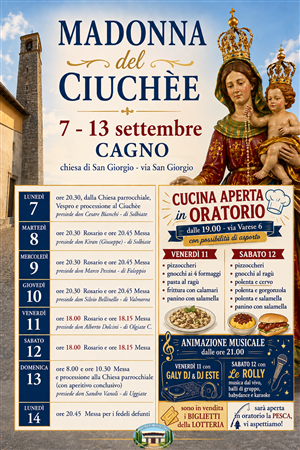 Festa religiosa della Madonna del Ciuchèe a Cagno